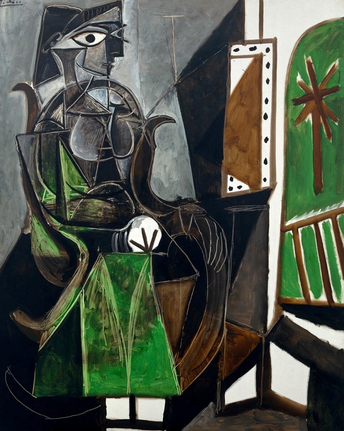 Tallenge - Pablo Picasso - Woman Seated Near The Window - Large